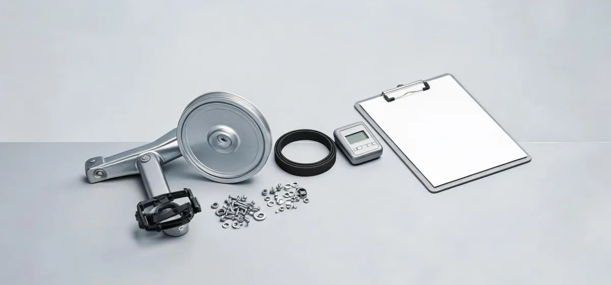 Exercise bike parts sample approval and quote checklist